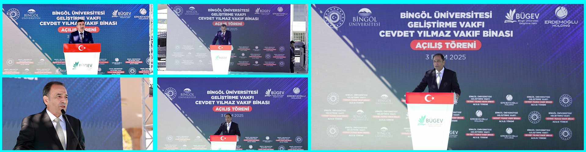 Bingöl Üniversitesi Geliştirme Vakfı – Cevdet Yılmaz Vakıf Binası Açılış Töreni__